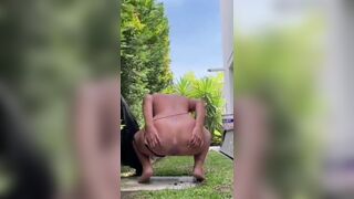 Big shit outside - video 3, ScatKings.com Scat Porn 2 ScatKings.com Scat Porn