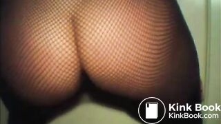Hot butt milf shitting on her fishnet, ScatKings.com Scat Porn 7 ScatKings.com Scat Porn