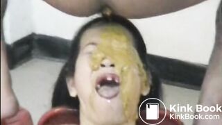 Liquid Shit On Toothless Face, ScatKings.com Scat Porn 19 ScatKings.com Scat Porn